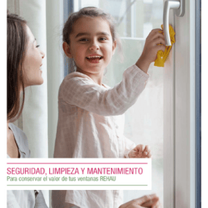 Instrucciones de cuidado de ventanas Rehau