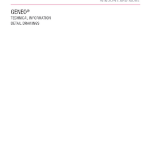 Rehau Geneo Secciones de perfiles