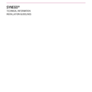 Rehau Synego Technical specifications